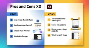 advantages and disadvantages of adobe xd